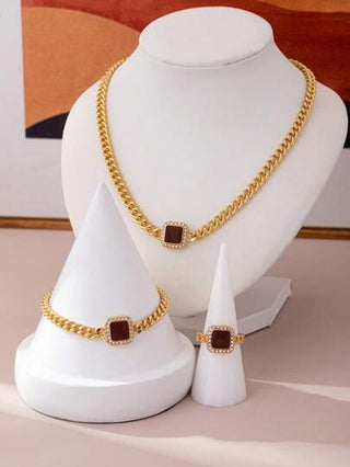 مجموعة إكسسوارات شخصية ذات شكل هندسي عصري