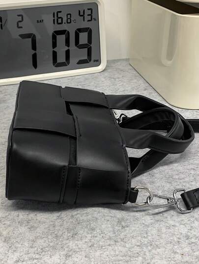 peach tree حقيبة رسول رجالية بطراز عملة قديمة 2 قطعة، حزام كتف قابل للتعديل، حقيبة كروس جسم من جلد PU بطباعة هندسية، مناسبة للتنزه والسفر والخارج والعطلات، هدية للأب والزوج والحبيب، حقيبة هاتف لعيد الحب، عتيقة، حقيبة عمل