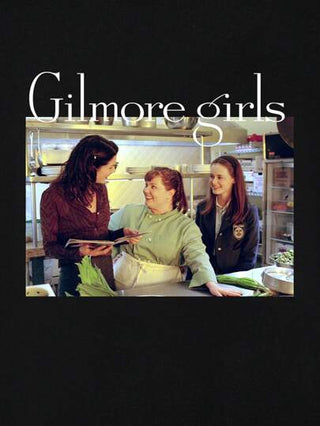 Gilmore Girls X  تي شيرت كاجوال نصف كم بطاقم للسيدات مطبوع عليه حروف وأرقام، صيفي