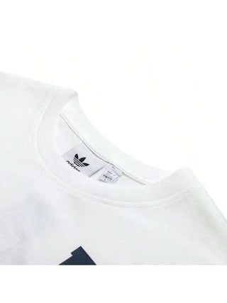 Adidas تي شيرت كاجوال قصير الأكمام من القطن لممارسة الرياضة، ملابس رياضية للرجال، لركض والجيم والتدريب، مريح وبأكمام قصيرة JL6116