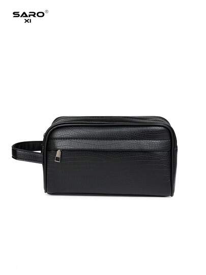 saroxi حقيبة يد أنيقة كاجوال للرجال سعة كبيرة، محفظة مصممة بشكل راقي، محمولة مناسبة للعمل والسفر، مناسبة للموظفين الشباب والطلاب، خيار هدية رائع للرجال
