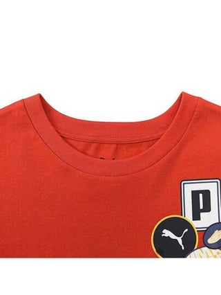 Puma تي شيرت رجالي بياقة طاقم وأكمام قصيرة بطبعة جرافيك 68894915
