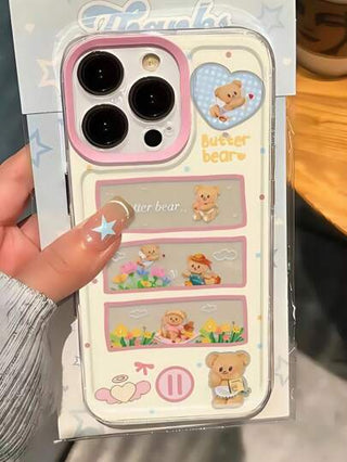 غطاء هاتف شفاف بتصميم لعبة Gameboy الكرتونية الحيوانية القديمة، متوافق مع أبل 11 13 14 15 16 7 8 X و S21/PLUS/ULTRA S22/PLUS/ULTRA S23+/ULTRA S24/PLUS/ULTRA