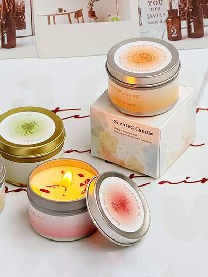 1 شمعة معطرة ذات لونين الذهبي والفضي، لديكور حفلات الزفاف والأعياد كعيد الحب وعيد الأم وعيد الأب، أيضا للديكور المنزلي والفندقي، هدية إبداعية للأصدقاء والعائلة ولحفلات الزفاف - مجموعة متعددة