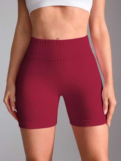 Seamluxe  Sport شورت تحكم البطن ذو الخصر العالي والمظهر الأملس للنساء أثناء التمارين الرياضية، شورت للتعرق، شورت رياضي، شورت دراجات