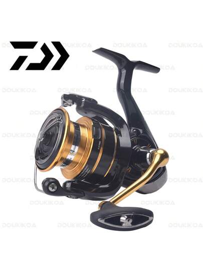 DAIWA بكرة صيد خيطية DAIWA CROSSFIRE LT من 1000 إلى 6000 ، بكرة معدنية ABS ، قوة 5-12 كجم ، جسم خفيف وقوي