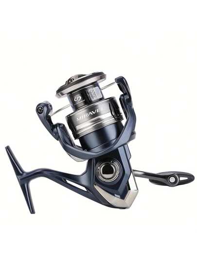 SHIMANO بكرة التغذية الدوارة SHIMANO MIRAVEL، جسم خفيف بنسبة 100% سي آي 4+، متعددة الاستخدامات لصيد الطعوم