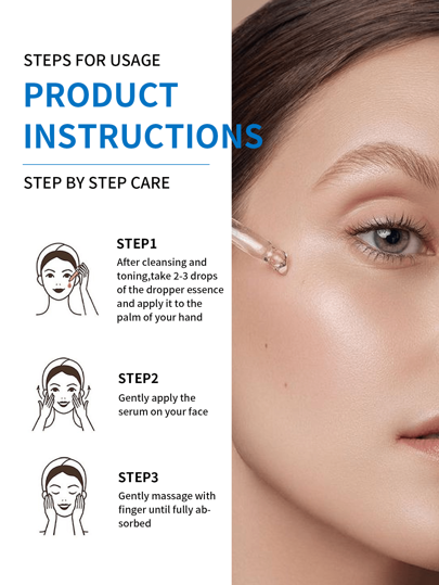 Beauty Host طقم سيرم 3في1 للوجه - سيروم الرتينول وحمض الهيالورونيك وفيتامين سي، مجموعة جوهر الإشراق الشاب وإضاءة البشرة، للترطيب والنعومة وسرعة الامتصاص، طقم هدايا 15 مل * 3 قطع