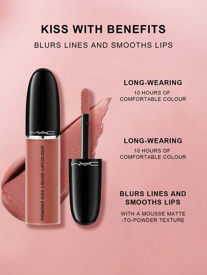 محدد الشفاه السائل MAC Powder Kiss - 997 Over The Taupe - حجم 0.17 أونصة