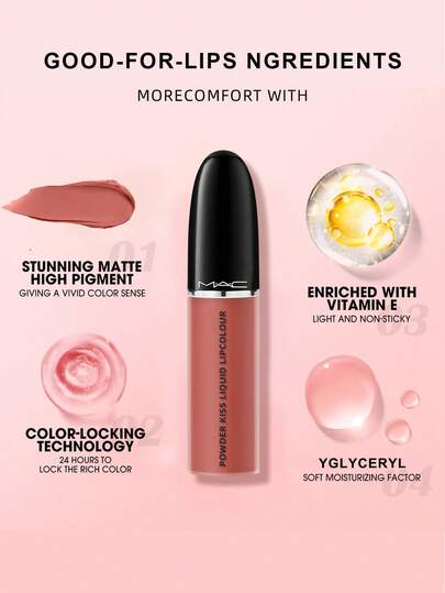 محدد الشفاه السائل MAC Powder Kiss - 997 Over The Taupe - حجم 0.17 أونصة