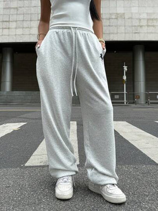 EZwear بنطلون رياضي سيدات، صيفي سادة مشوه، مناسب للصيف