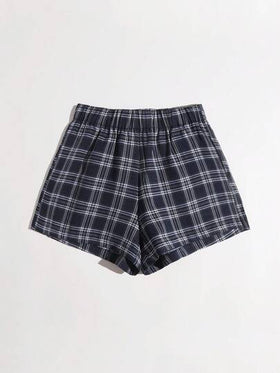SHEIN EZwear شورت ساق واسع مربع