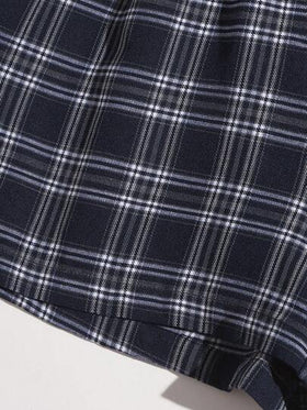 SHEIN EZwear شورت ساق واسع مربع