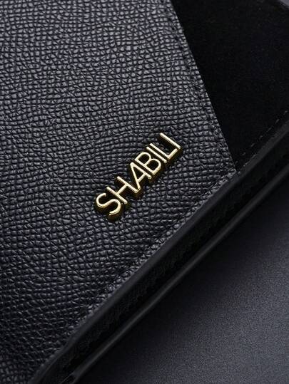 SHABILI محفظة رجالية جديدة التصميم مصغرة رفيعة متعددة الوظائف لحمل البطاقات بطراز رجعي عصرية مناسبة للشباب، محفظة جلد صغيرة أنيقة للرجال