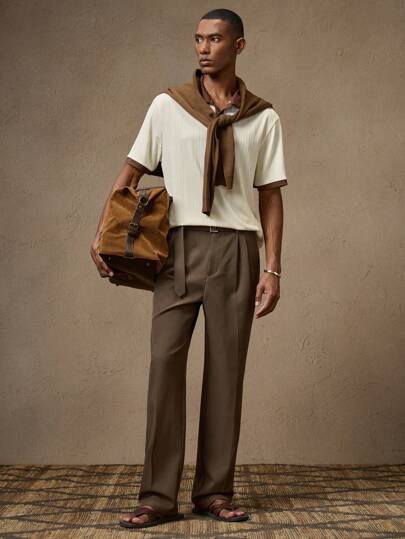 AKNOTIC Business Casual قميص بولو قصير الأكمام أبيض محبوك بنسيج بارز وملائم للياقة البدنية، مناسب للاستخدام اليومي والتنقل والربيع والصيف والحفلات والزفاف ومطابقة الأزواج وهدايا العشاق وملابس الشاطئ وعيد الأب وللمدرسة