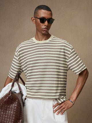 AKNOTIC Business Casual بلوزة كاجوال قصيرة الأكمام خفيفة ذات رقبة مستديرة قطعة واحدة، مناسبة للاستخدام الصيفي