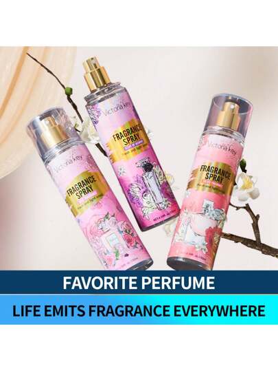 قطعة واحدة رذاذ العطر 150 مل ، خالي من الكحول، رائحة طازجة و فاكهية ، مناسب للشعر والنوم والحمام والسفر ، عطر طويل الأمد و منعش خالي من الكحول
