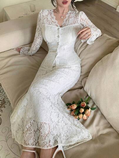Modelyn العيد ملابس نسائية قطعتين للارتداء اليومي