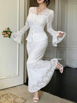 Modelyn العيد ملابس نسائية قطعتين للارتداء اليومي