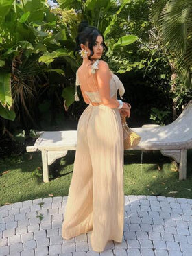 SHEIN SXY ملابس نسائية قطعتين للارتداء اليومي، أزياء عطلة الجزيرة، أزياء شاطئية للمرأة، أزياء عطلة للمرأة، مجموعة قطعتين للعطلات، جذاب، صيفي أوروبي، ملابس علوية مربوطة من الأمام، أزياء إيبيزا، مجموعات للنساء، أطقم متناسقة للنساء، مجموعات صيفية نسائية، قطع