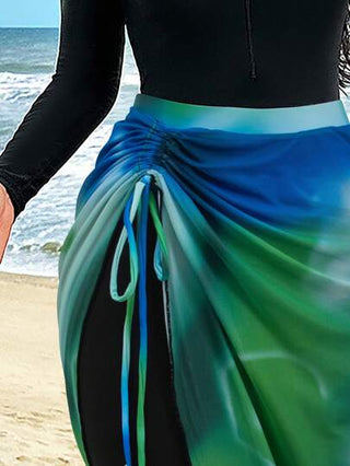طقم تانكيني حريمي Swim Shayni مجموعة ملابس سباحة نسائية قطعتين، خليط كاجوال محافظ (بدلة السباحة من قطعتين باللون الأسود)