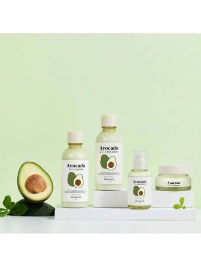 Skinfood كمية 55 مل من تركيبة الفيس اسنس الغنية بالأفوكادو-تركيبة الأفوكادو للوجه (ترطيب عميق بتركيز 25% من مستخلص الأفوكادو)