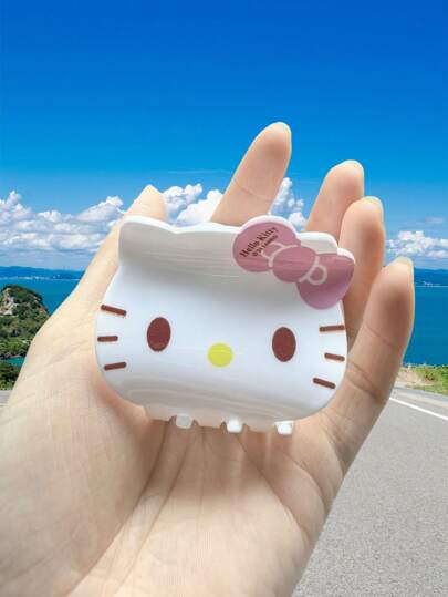 Sanrio 1 قطعة من ملحقات شعر كليبسات شعر جديدة بالكامل ملونة بلطيفة من شركة سانريو، شكل القطط والجراء، هدية مثالية للعائلة والأصدقاء والزملاء، ملحقات شعر، ديكور منزلي وحمام، صيفي