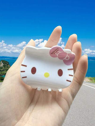 Sanrio 1 قطعة من ملحقات شعر كليبسات شعر جديدة بالكامل ملونة بلطيفة من شركة سانريو، شكل القطط والجراء، هدية مثالية للعائلة والأصدقاء والزملاء، ملحقات شعر، ديكور منزلي وحمام، صيفي