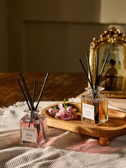 Cirelle رمضان زينة رمضان قطعة واحدة من العطر المنزلي الرومانسي، موزع عطر منزلي معطر 50 مل ، منعش الهواء الديكوري للمنزل ، مناسب للغرفة المعيشية والنوم والحمام والمكتب وأماكن أخرى (عود البخور المرسل عشوائيًا)، عطور، منعش المنزل، موزع،هدية، ديكور المنزل