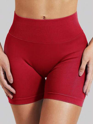 شورتات بخصر عالي للتحكم في البطن، بنطال مخفي لرفع مؤخرة مشدودة، شورتات دراجة للمنحنيات