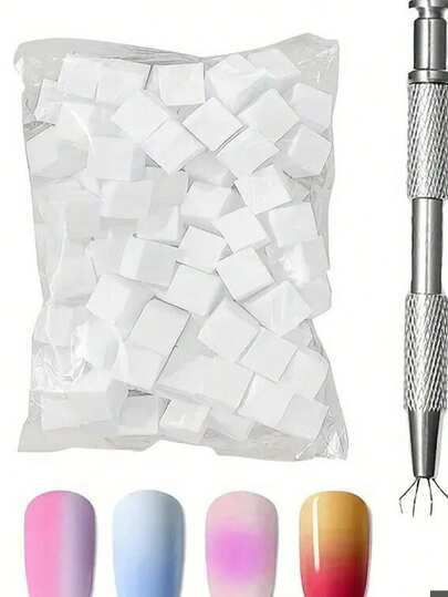 50 قطعة إسفنج صغير مع ملقط ذو 4 أظافر، إسفنجات ذات ألوان تدرجية لفن الأظافر، أدوات طلاء أظافر جل، لوازم فن الأظافر، أدوات فن الأظافر، إكسسوارات فن الأظافر، عودة إلى المدرسة، فن الأظافر، أدوات الأظافر، أدوات ملصقات الأظافر