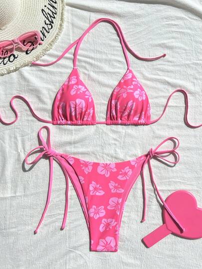 Swim Mod بيكيني مطبوع, تصميمات عشوائية موضة الصيف