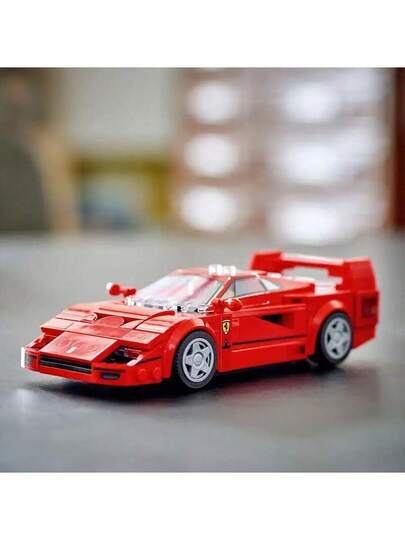 LEGO طقم لعبة تجميع سيارة "ليجو إف40" النموذجية, هدية مناسبة للأطفال