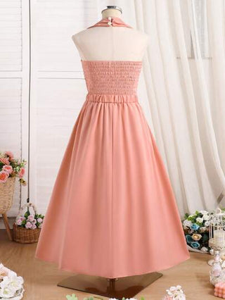 girls-sets Glamorique Kids طقم فتيات مراهقات قطعتين من الأتلاس بظهر مفتوح، إطلالة أنيقة للحفلات والتجمعات والمناسبات المختلفة، يُظهر الأناقة والأسلوب ، فساتين فتيات لحفل التخرج