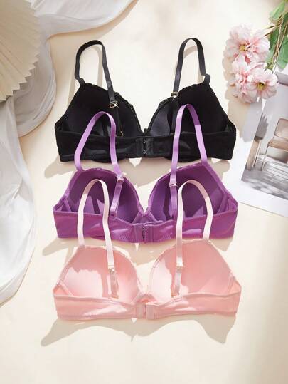 Shein Underwear&Sleepwear Basics 3 قطع من سرديات الملابس النسائية الكاجوال البسيطة