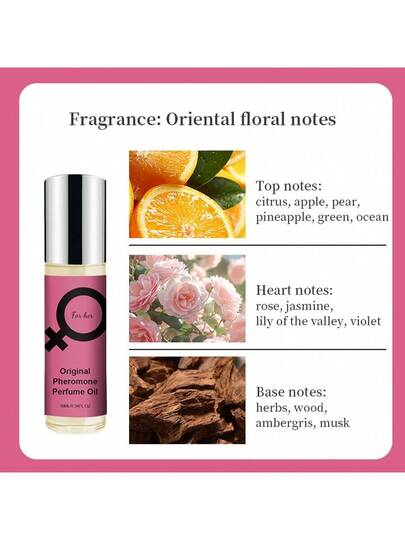 1 قطعة * 10 مل من بخاخ العطر الفيرمونات، رائحة زهرية للنساء، عطر طويل الأمد، ضروري للمواعدة، صغير وقابل للحمل، ضروري للسفر واللعب