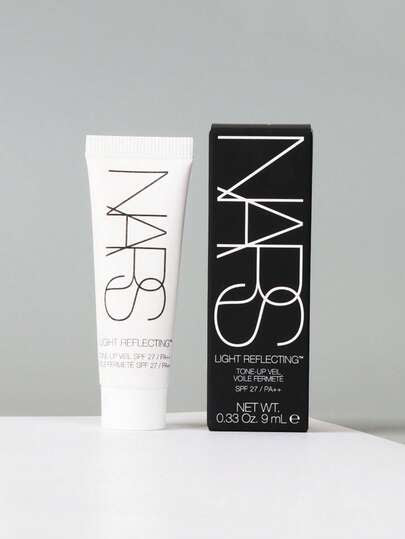 NARS [ميني] بريق المرآة TONE-UP ذات SPF27/PA++ 9مل / حجاب نغمة-أعلى يساعد على تصحيح الباهت لتفتيح، وتمهيد، وإكمال مظهر البشرة / لجميع أنواع البشرة / اختبر الاختصاصي الجلدي / لا يسد المسام