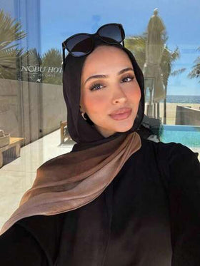 1 قطعة وشاح باشمينا مُحبوك بطراز بوهيمي وبنمط الباييت، مناسب للارتداء اليومي والعطلات
