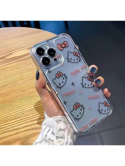 Sanrio 1 قطعة كفر جوال شامل مقاوم للصدمات وللسقوط متوافق مع هاتف آيفون ٢٠١٥/٢٠١٤/٢٠١٣/٢٠١٢/٢٠١١/٧/٨/٧بلص/٨بلص/إكس إس ماكس/إكس إس/إكس/إكس آر بتصميم هابي هيلو كيتي