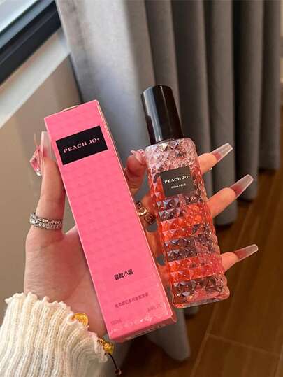 PEACH JO+ 1 قطعة/رذاذ عطري للملابس، معطر هواء، عطر خفيف وعطر دائم، مناسب للعائلة والأصدقاء، هدايا عيد الحب، حفلات الزفاف الرومانسية، والمنزل.
