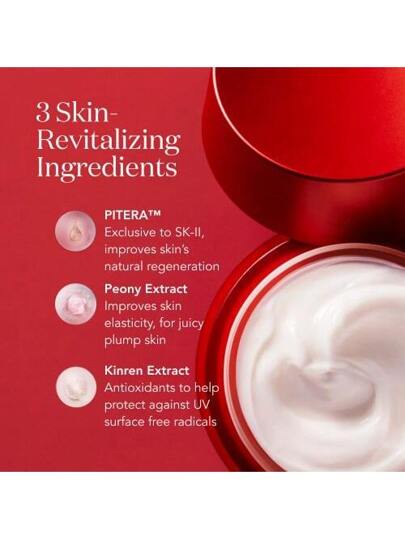 SK-II مرطب الوجه SKINPOWER - كريم وجه للتجاعيد لاستهداف الخطوط الرقيقة وتحسين الحفاظ على نضارة البشرة والتقليل من علامات الشيخوخة المبكرة - يمنح البشرة نضارة وترطيب (2.7 أونصة)