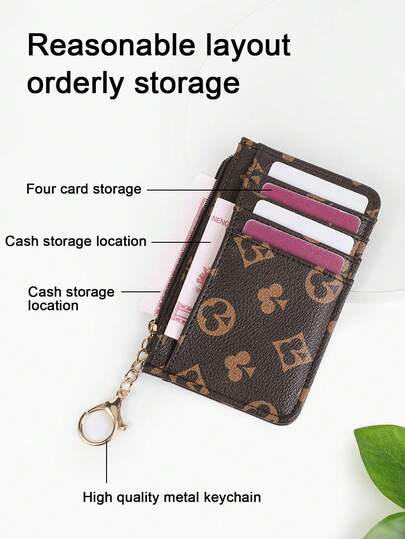 محفظة نسائية جلد PU مطوية - حامل بطاقات ائتمان متعدد الوظائف وحقيبة نقود، مع حماية RFID، حقيبة نقود بلون أحادي بسيط، محفظة قابضة متعددة الاستخدامات، علبة بطاقات ائتمان مدمجة وضيقة