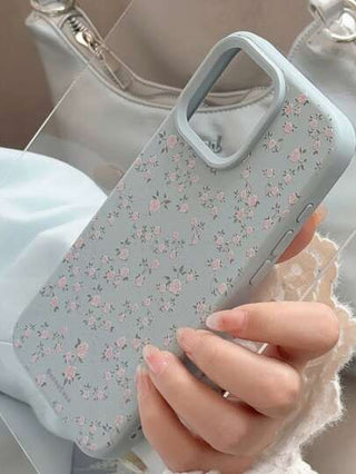 غطاء هاتف وردي صغير بزهرة رائعة من "GUCADI" متوافق مع سلسلة 16/15/14/13/12/11، أسلوب جميل فني أنيق ومُنعش للبنات