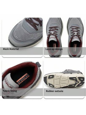 Skechers أحذية الجري للرجال، أحذية الجري ذات التوسيد الممتاز MAX CUSHIONING PREMIER، أحذية رياضية وكاجوال مريحة وخفيفة الوزن 54450-GYRD