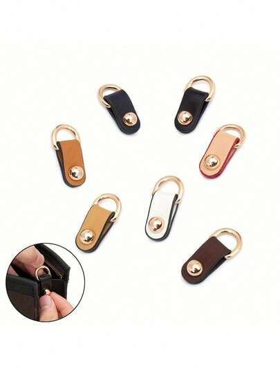 مجموعة إكسسوارات معدنية للحقيبة تشمل إبزيم معدني، أدوات DIY أساسية للحقيبة، تصميم بسيط مناسب لمختلف الحقائب (إبرة ومفك براغي متضمنان)