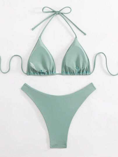 Swim Basics طقم بدلة سباحة كاجوال بسيطة وعصرية لليوم اليومي للنساء