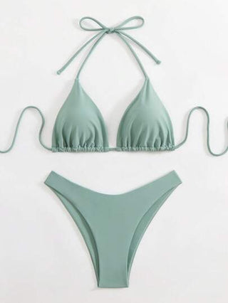 Swim Basics طقم بدلة سباحة كاجوال بسيطة وعصرية لليوم اليومي للنساء