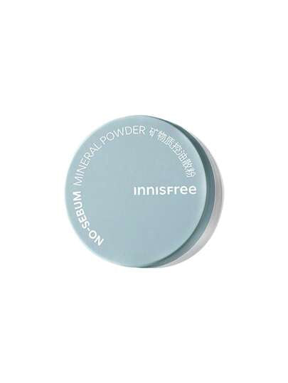 Innisfree مسحوق إيننيسفري البودرة المنظمة الخالية من الزيوت والذرية، مواد معدنية 5 جم، مكياج كوري، بودرة تجميعية غائمة، خالية من العطور، شفافة