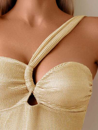 مايوه حريمي قطعة واحدة Swim Chiccia بدلة السباحة ذات القصة المنسوجة بأربطة متقاطعة من الخلف للنساء للصيف الجديد