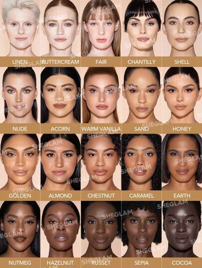 SHEGLAM مثل السحر 12 ساعة كامل التغطية كونسيلر - لحم طبيعي
